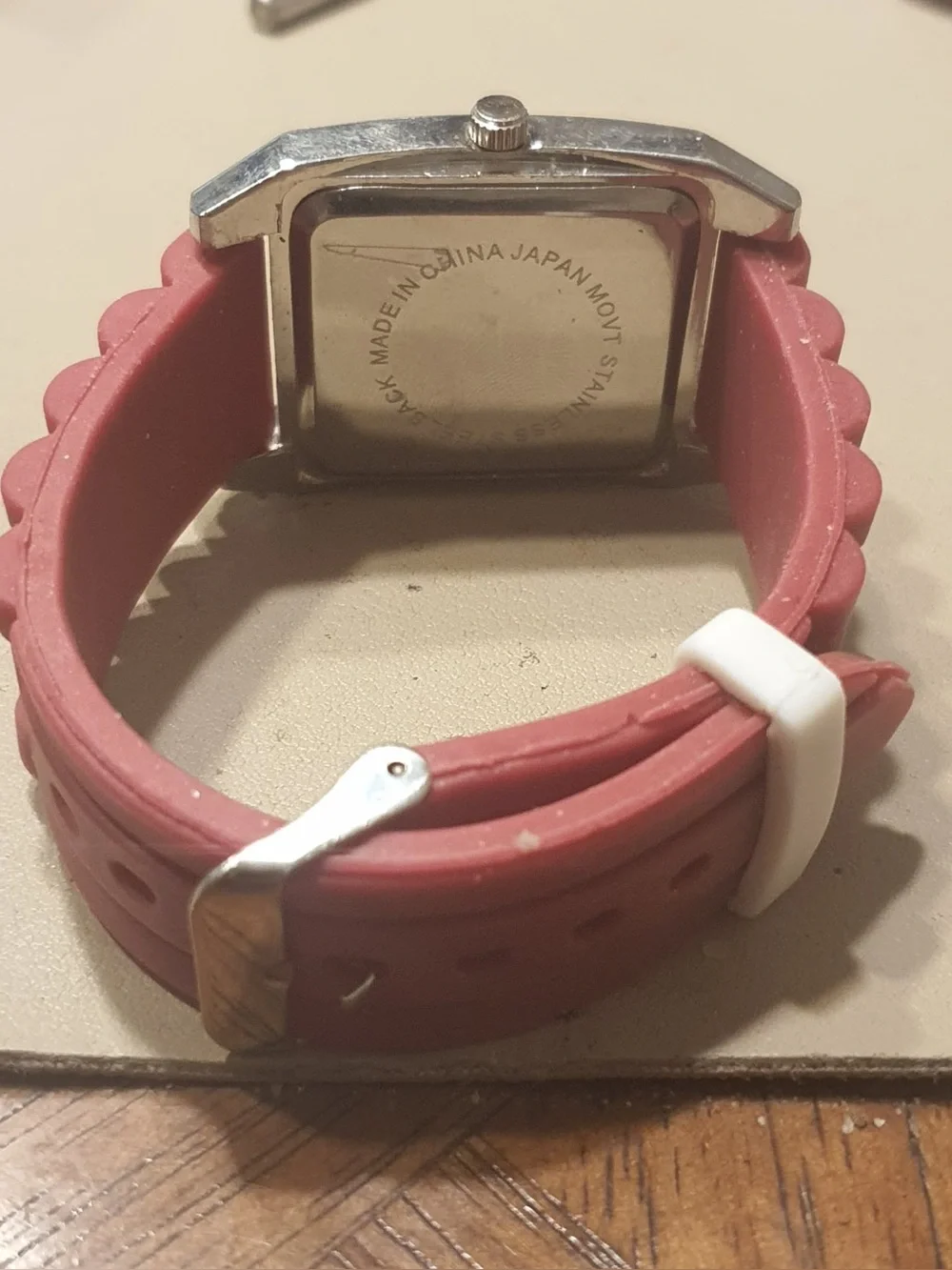 🦋10/$20🦋 Tampa Bay Buccaneers Silver/Pink Silicone Women's Tank Watch